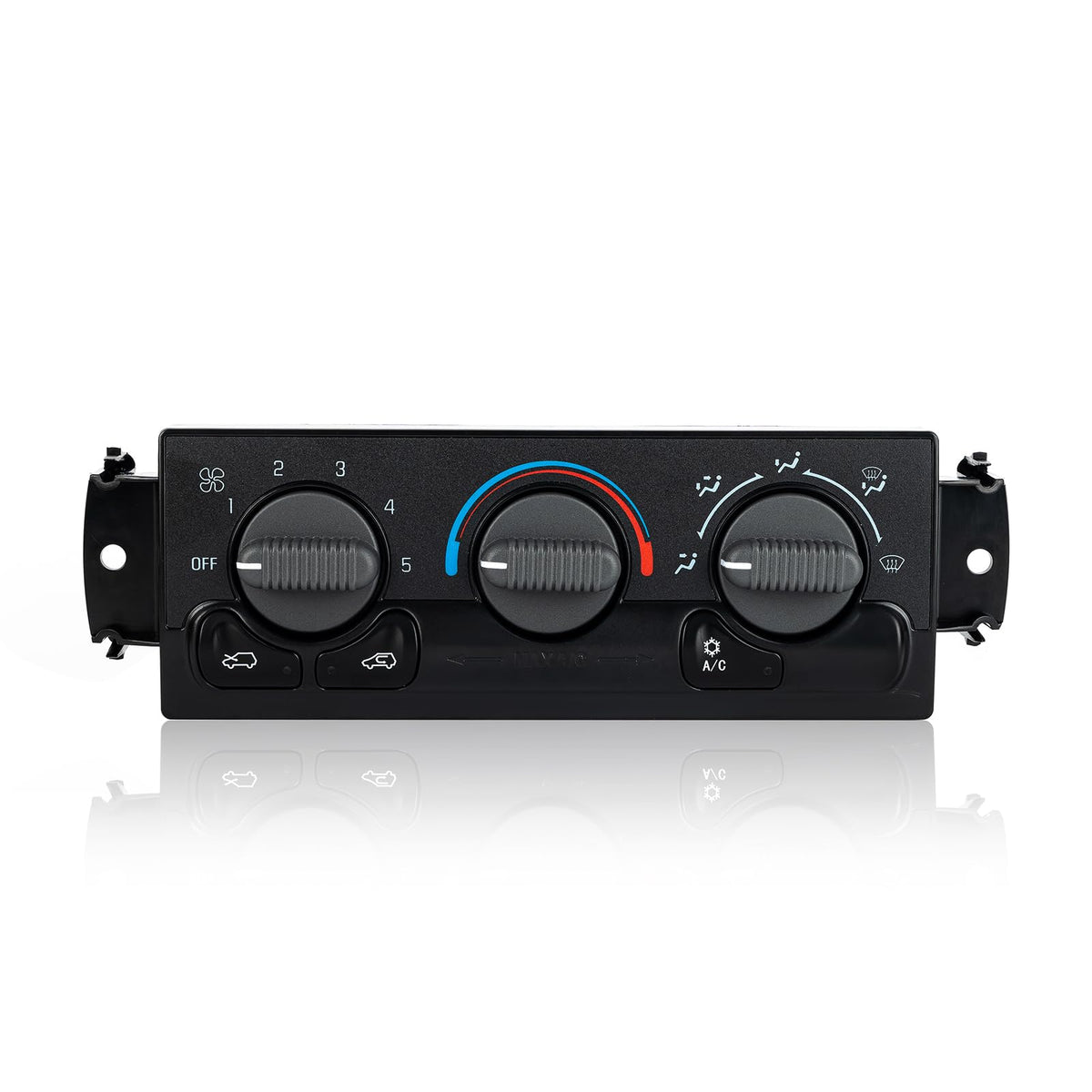 DIRBOERF Rotary HVAC Air Control Switch, Black, Compatible with Chevy Avalanche Silverado Suburban Tahoe GMC Sierra Yukon XL Tru