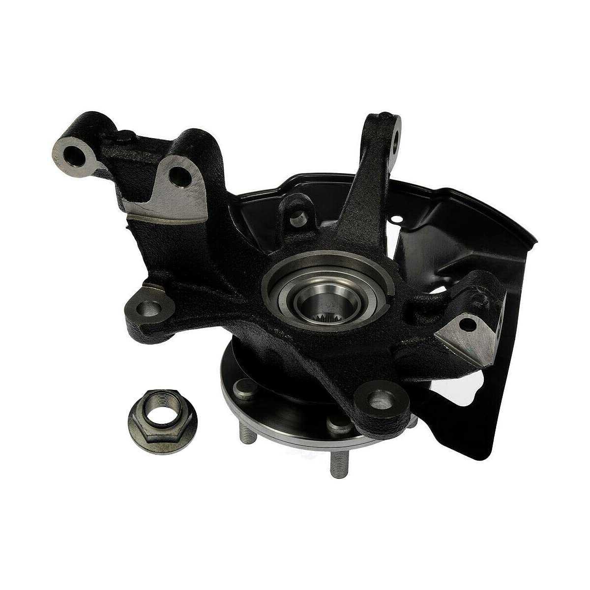 Autoshack Front Steering Knuckle & Wheel Bearing Hub Assembly Passenger Side Replacement For 2007 2008 2009 2010 2011 2012 Mazda Cx-7 2007-2013 2014 2015 Cx-9 2.3L 2.5L 3.5L 3.7L V6 Awd Fwd Kn798416