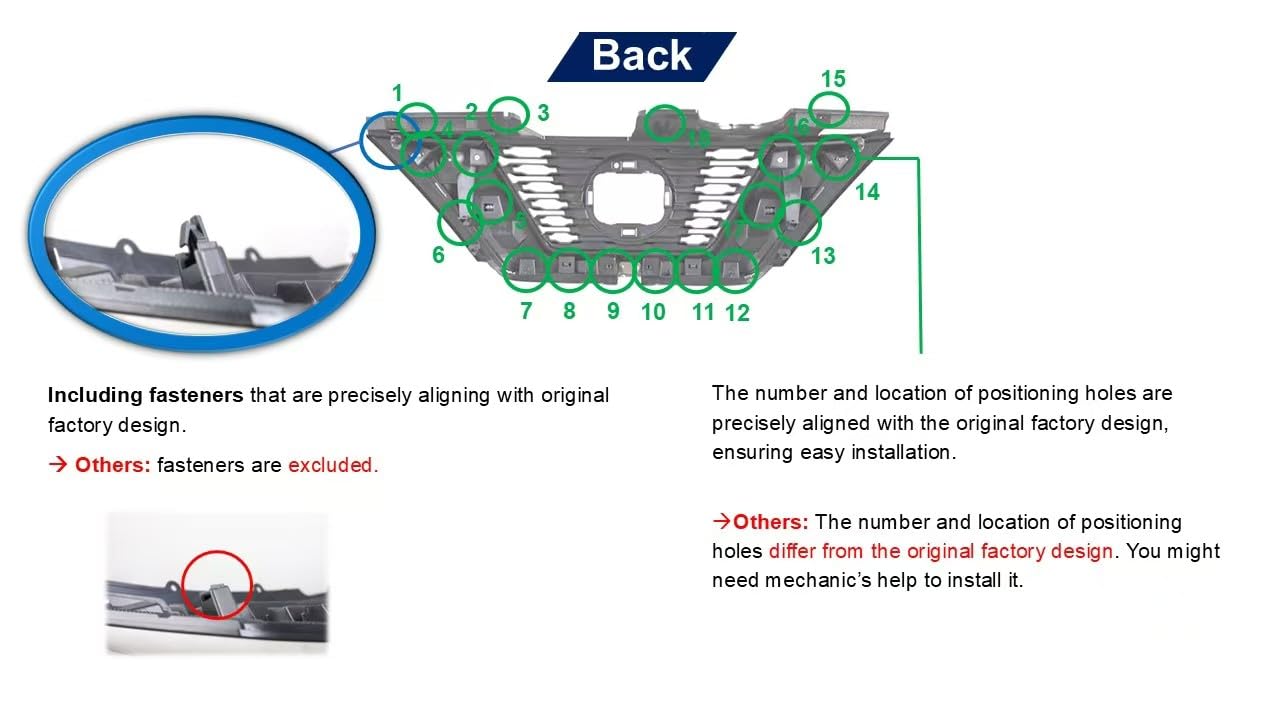 TYG (CAPA QUALITY) Front Grille Compatible with 2005-2009 Pontiac G6 LH Steel OEM Replacement Bumper Grill for GM1200539 2269932