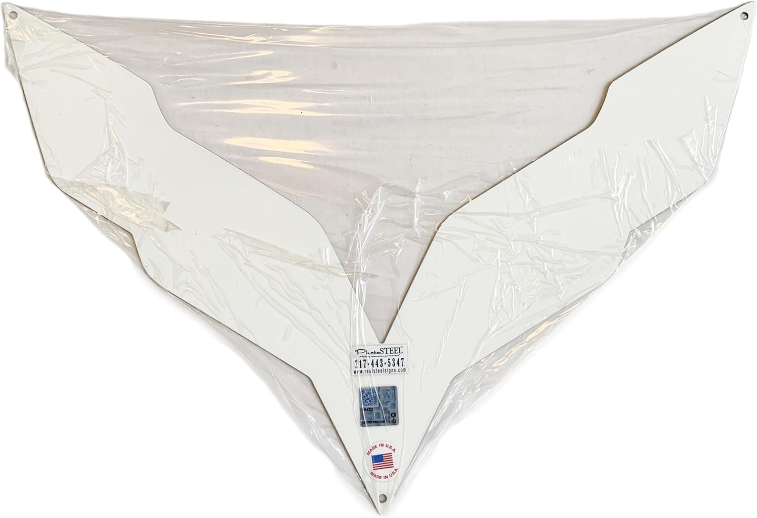 C7 Corvette Crossed Flag Metal Under Hood Emblem - Chrome Underhood Dress Up Logo Kit for 2014-2019 Corvettes