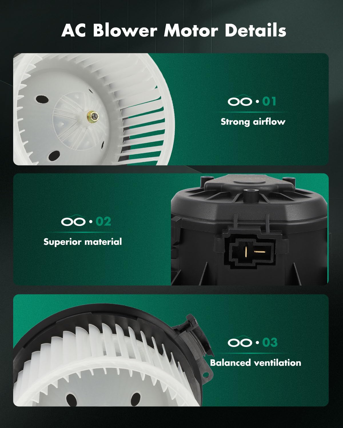 Scitoo Hvac Heater Blower Motor With Fan Cage Front 700263 For Hyundai For Sonata 2011-2014,For Kia For Optima 2011