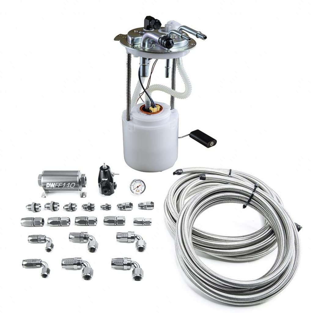 DeatschWerks Fuel Pump Module & Return Kit For Chevy Tahoe 2004-2013 DW400 | SS CPE Plumbing Kit (9-401-601-7015)