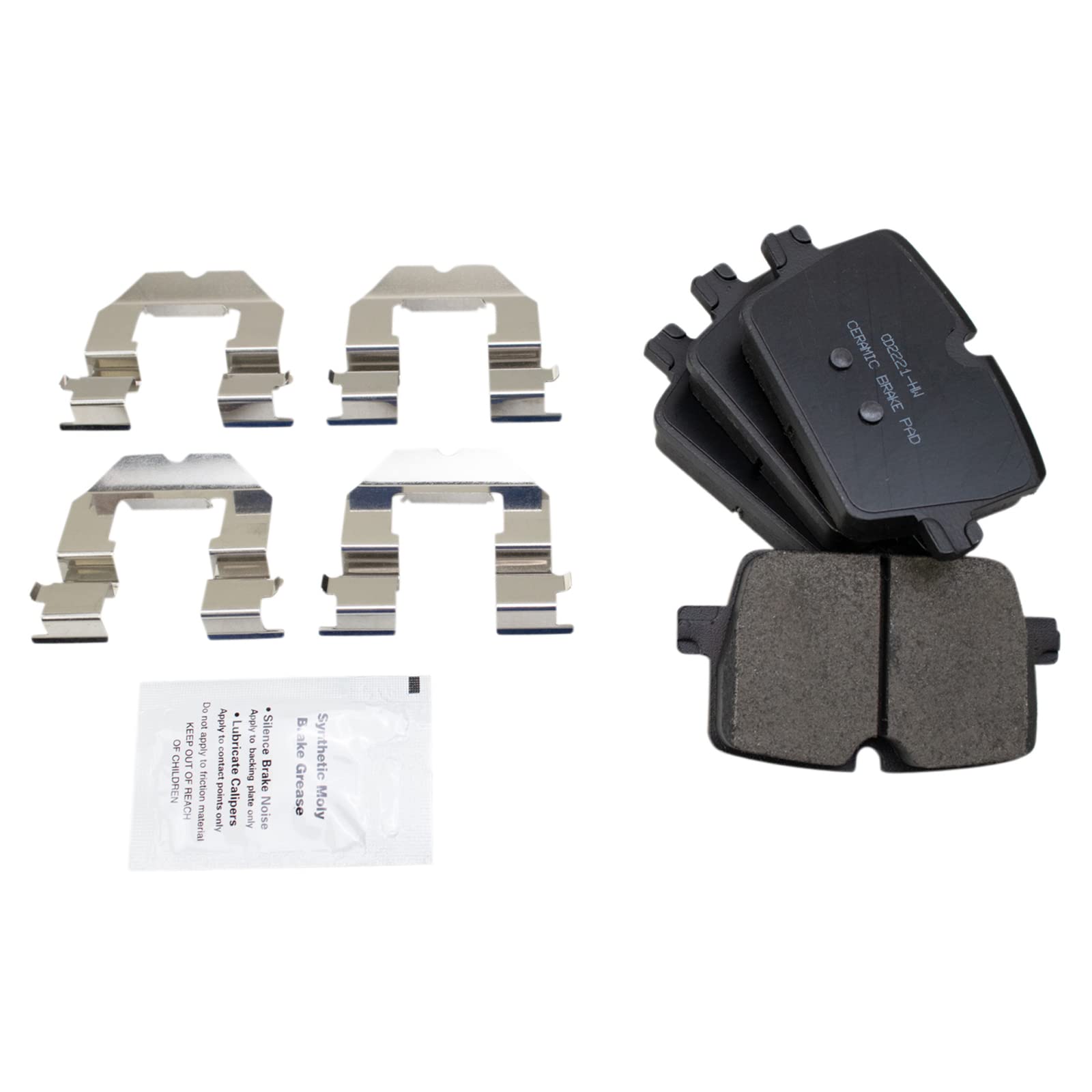 TRQ Rear Brake Pads Ceramic Compatible with 2019-2020 BMW 330i 330i xDrive 2019-2021 Z4 2020 Toyota GR Supra