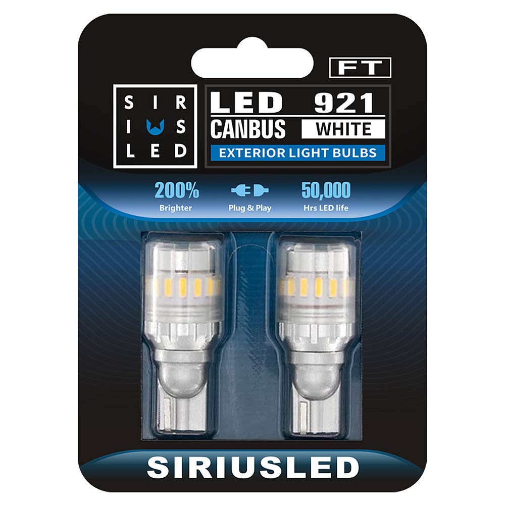 Sir Ius Led - Ft- 921 922 579 Led Canbus Reverse Backup Trunk Light Bulb For Car Truck Super Bright High Power 3030+4014 Smd Whi