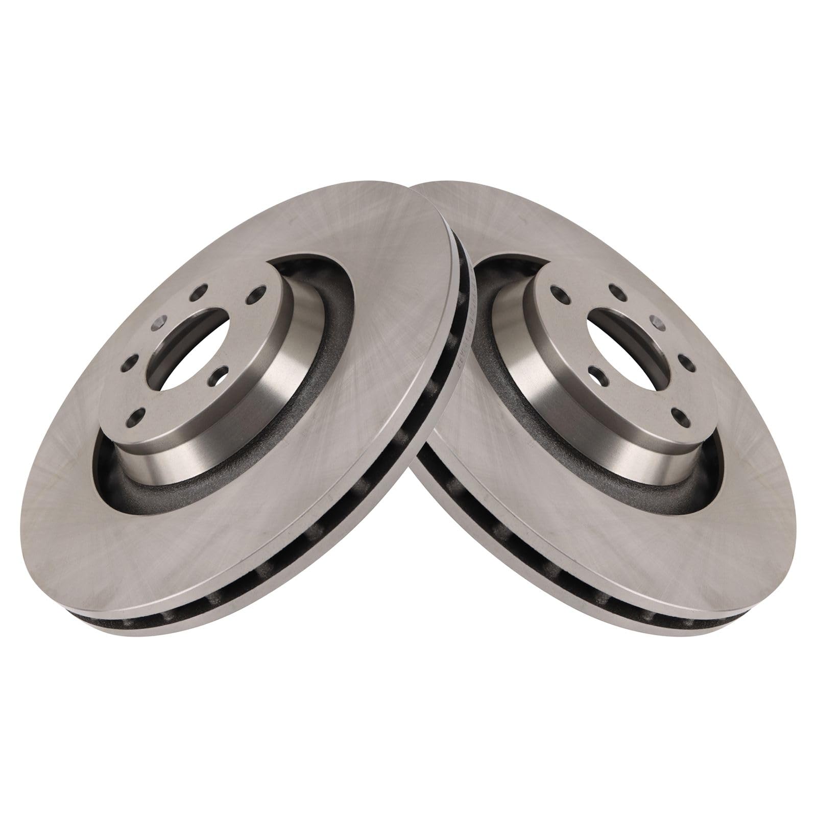 Trq Front Brake Rotors Set Compatible With 2006-2011 Audi A6 2005-2011 A6 Quattro