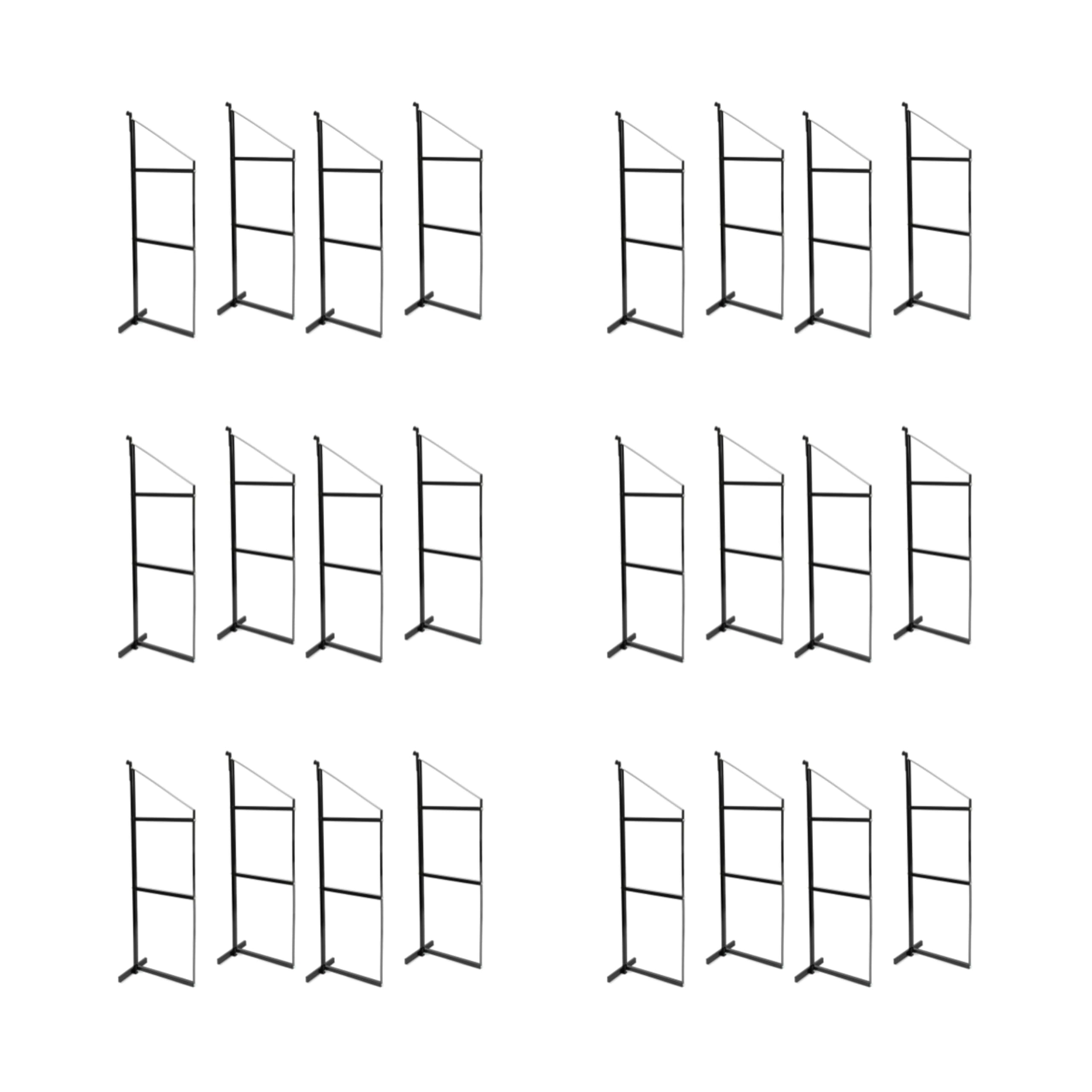 KUAFU 60 1/2 x 22 1/8 Container Shelving Shelf Bracket Universal for Shipping Container Hang & Hook Shelving Brackets Storage Ca