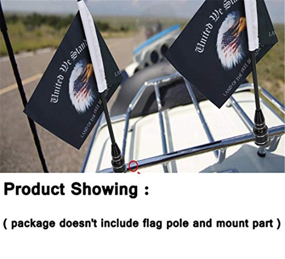 6 By 10 In Eagle American Motorcycle Flag United We Stand Land Of The Free Because Of The Brave Double-Sided And Double-Stitched Polyester For Harley Honda Goldwing Cb Vtx Cbr Yamaha