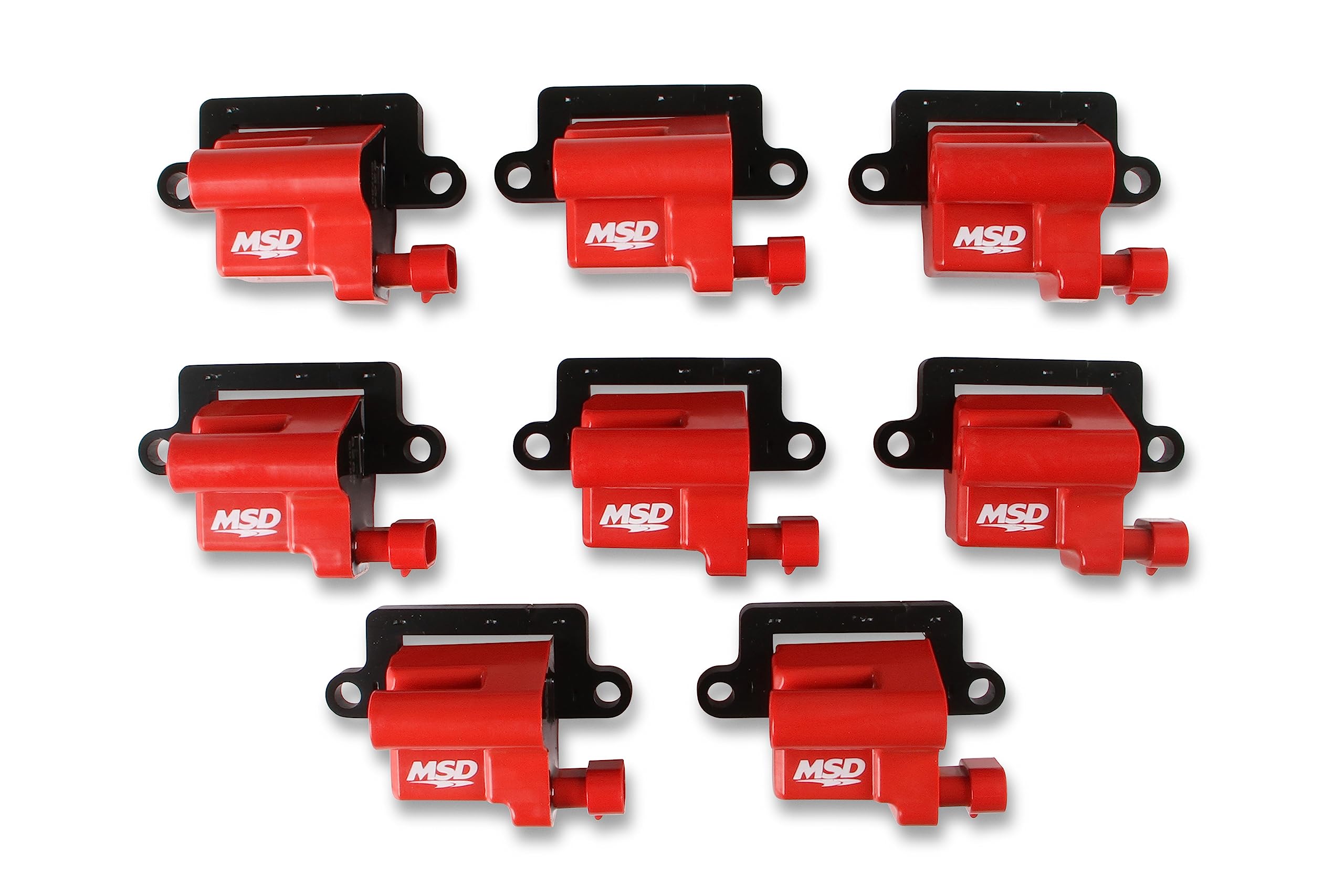 Msd 82648 Ignition Coil Blaster Ls Series, Red, 8-Pack
