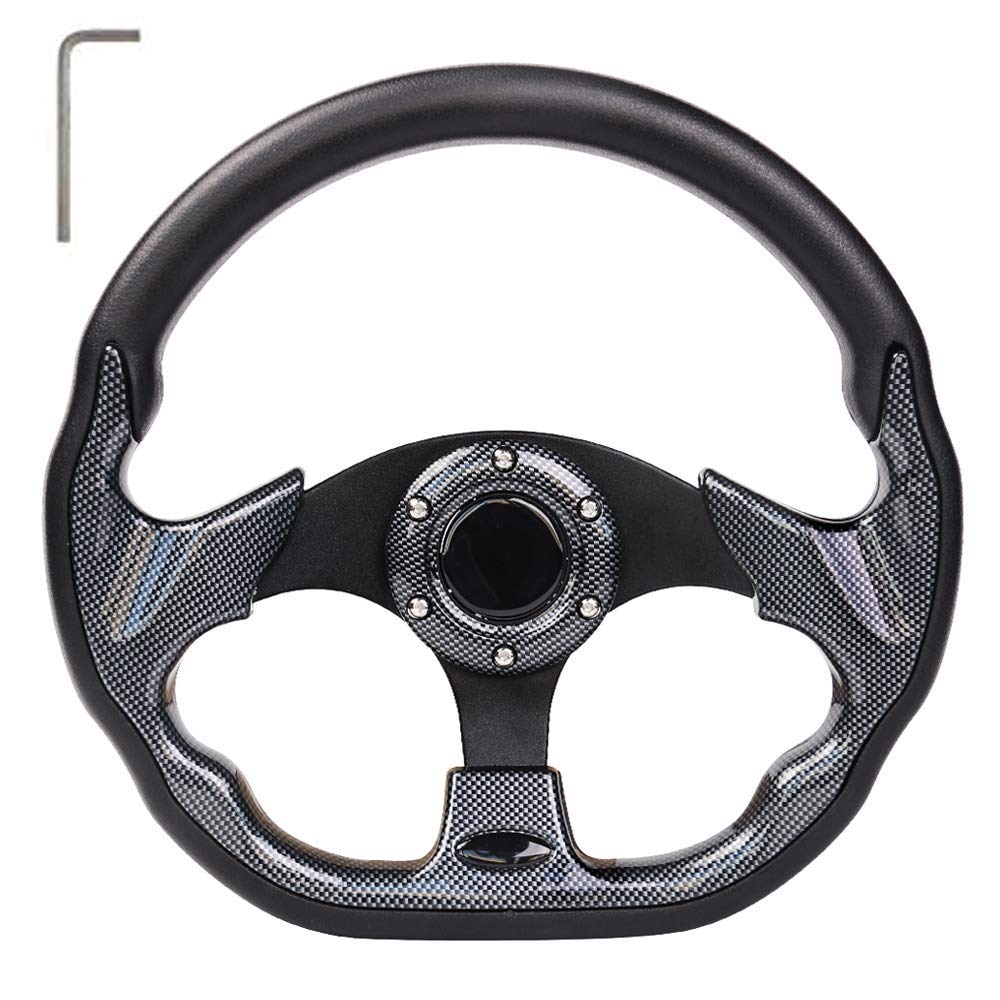 Leapgo Golf Cart Steering Wheel For Ezgo Club Car Yamaha Universal Steering Wheel Ezgo Steering Wheel Club Car Cool Racing Style
