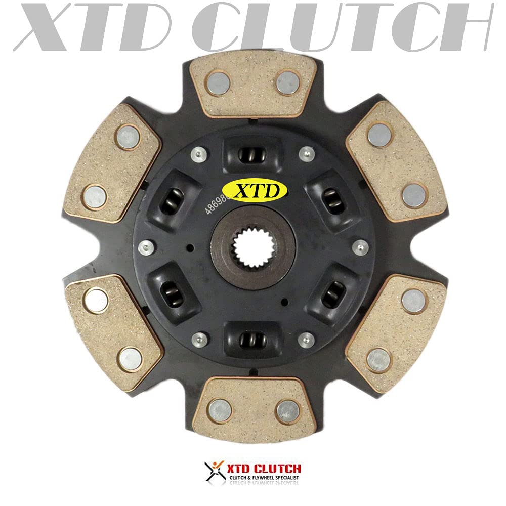 Xtd Stage 3 Miba Clutch Kit Compatible With 2002-2003 Mitsubishi Lancer Es Ls Oz Rally 2.0L W/Slave Cylinder