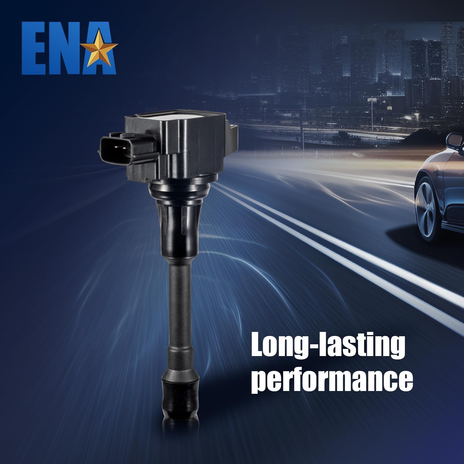 ENA Set of 4 Ignition Coil Pack 2007 2008 2009 2010 2011 2012 Compatible with Nissan Altima Versa Sentra Cube Rogue Frontier 2013 2014 2015 Infiniti M56 FX50 QX60 QX70 2.5L 2.0L 1.8L Replace# UF549