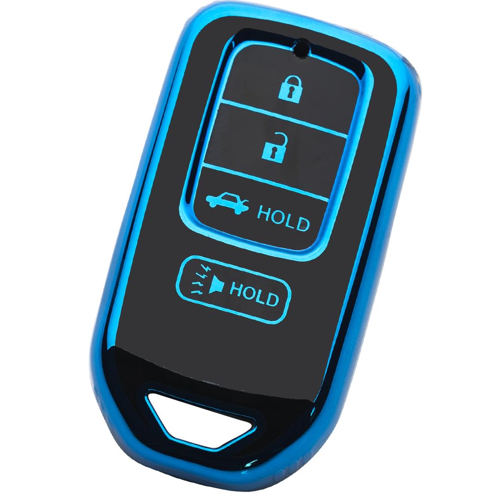 Tautrophen Key Fob Cover 2015-2022 Fit for Honda Accord Insight Smart Key WBCARB0DSB448K4