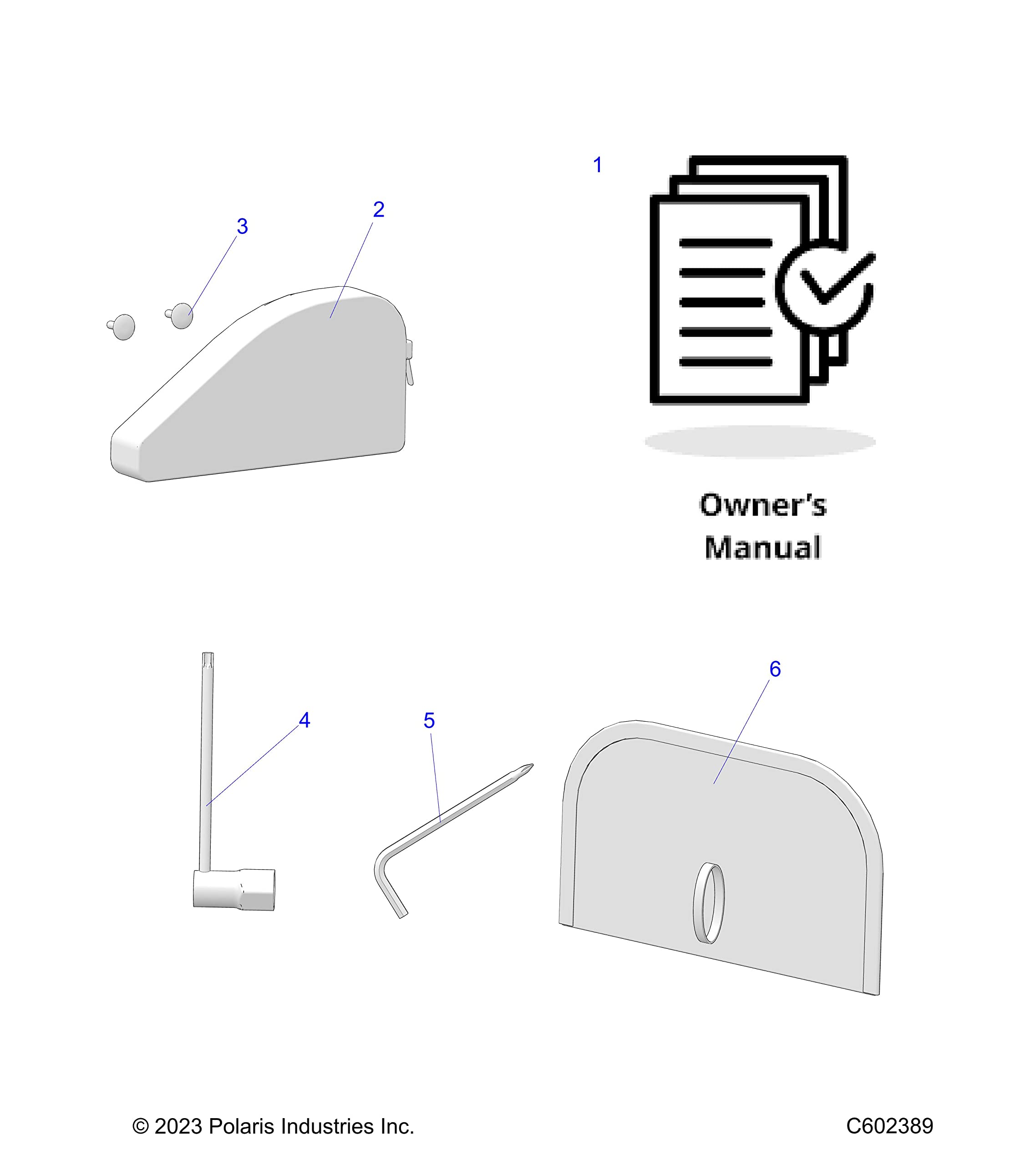 Polaris Snowmobile Rush Toolbag, Genuine Oem Part 2684778, Qty 1