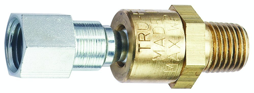 Tru-Flate 21-605 1/4' Hose ID 360 degree Swivel Fitting