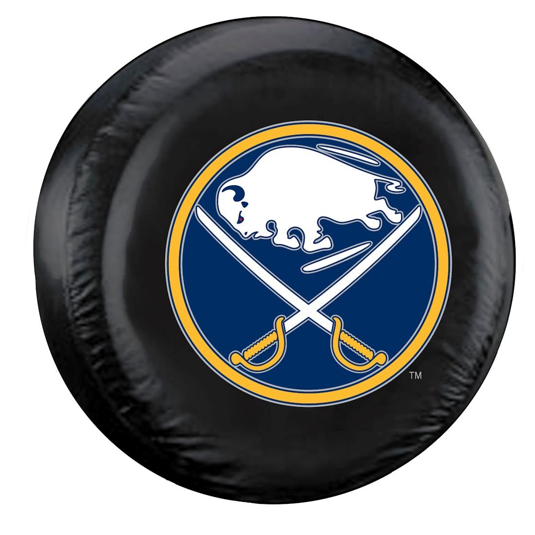 NHL Buffalo Sabres Tire Cover, Black, Standard Size