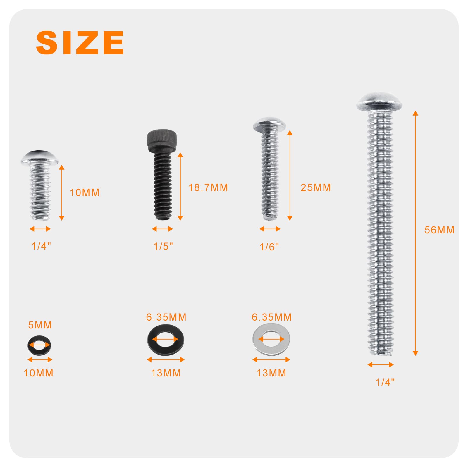 Eumti 18Pcs Motorcycle Batwing Inner Fairing Windshield Trim Screws Bolts Kit Stainless Steel Fit For Harley Touring Street Glid