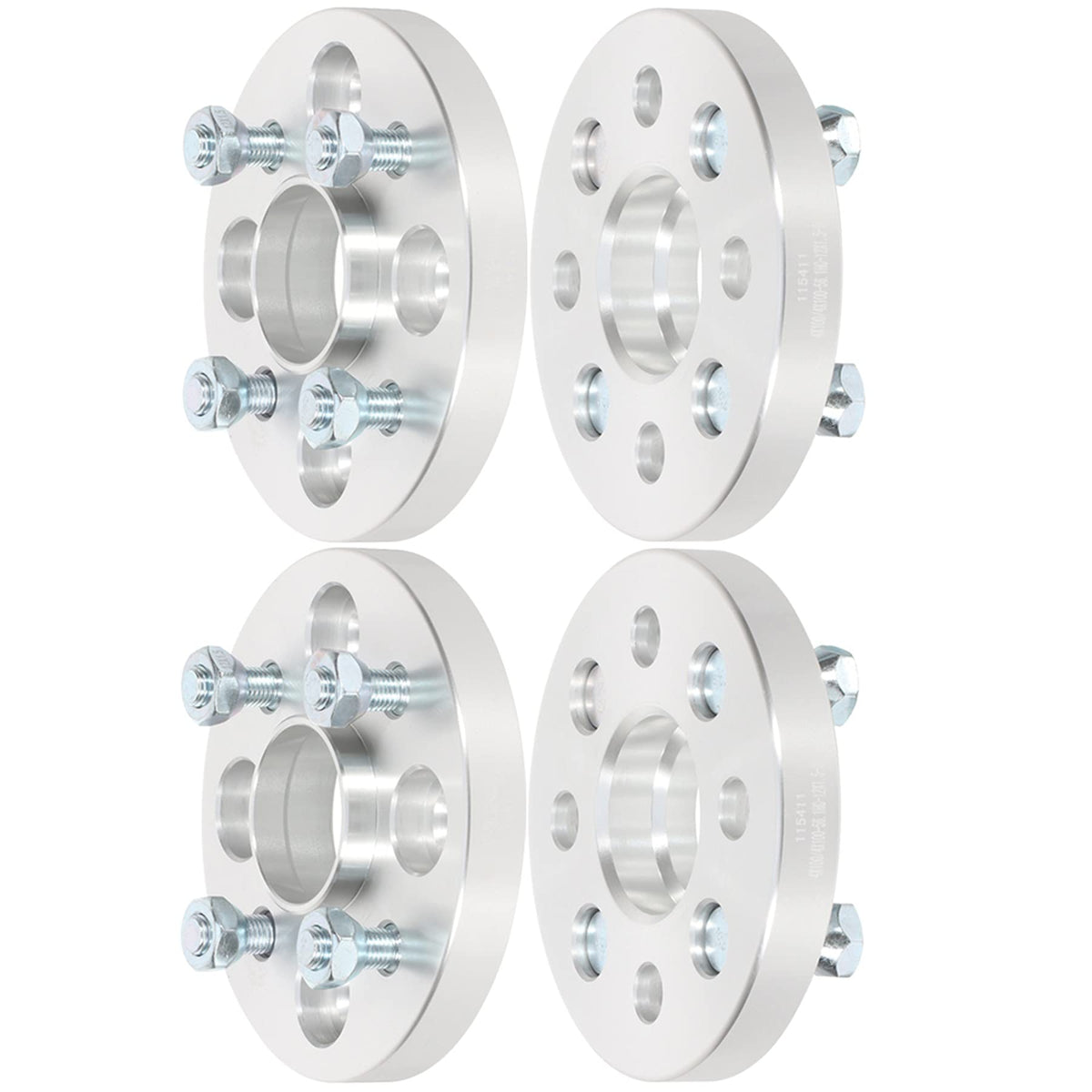 Roadfar 20Mm 4 Lug Hubcentric Wheel Spacers 4X100Mm To 4X100Mm Wheelcentric Adapter 56.1Mm 12X1.5 Studs Compatible 1982-1989 For