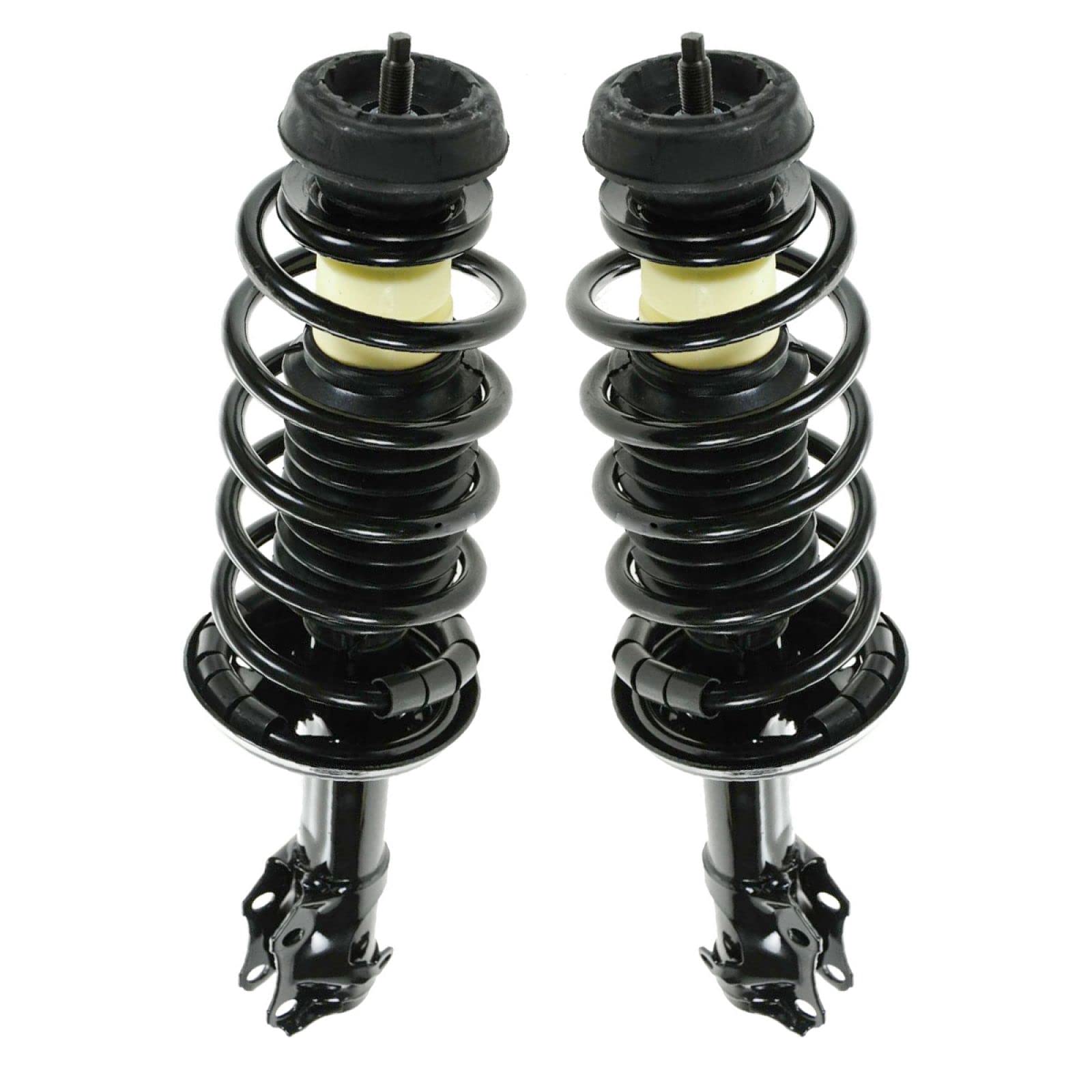 Trq Front Strut & Coil Spring Assembly Set Driver & Passenger Sides Compatible With 96-98 Volkswagen Golf Jetta