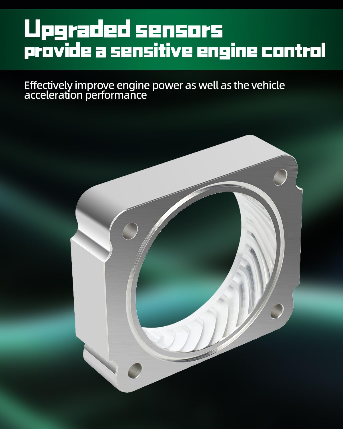 Scitoo Throttle Body Spacer Throttle Plate Compatible With 4.6L 5.4L 1997 1998 1999 2000 2001 2002 2003 Ford F-150