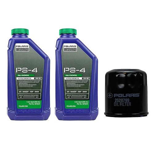Polaris Ps-4 Oil Filter Change Kit Sportsman Atv Ranger 330 400 500 550 850