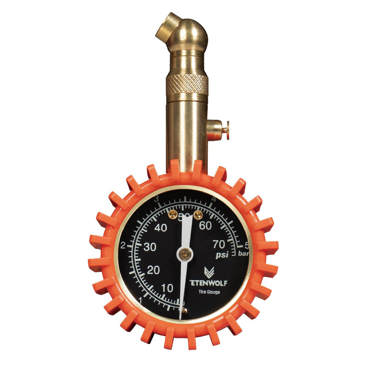 Etenwolf Tire Pressure Gauge For Cars 0-75 Psi, Air Pressure Gauge With Large Glow Dial, Calibrated To Ansi B40.1 Grade A(Plus-M
