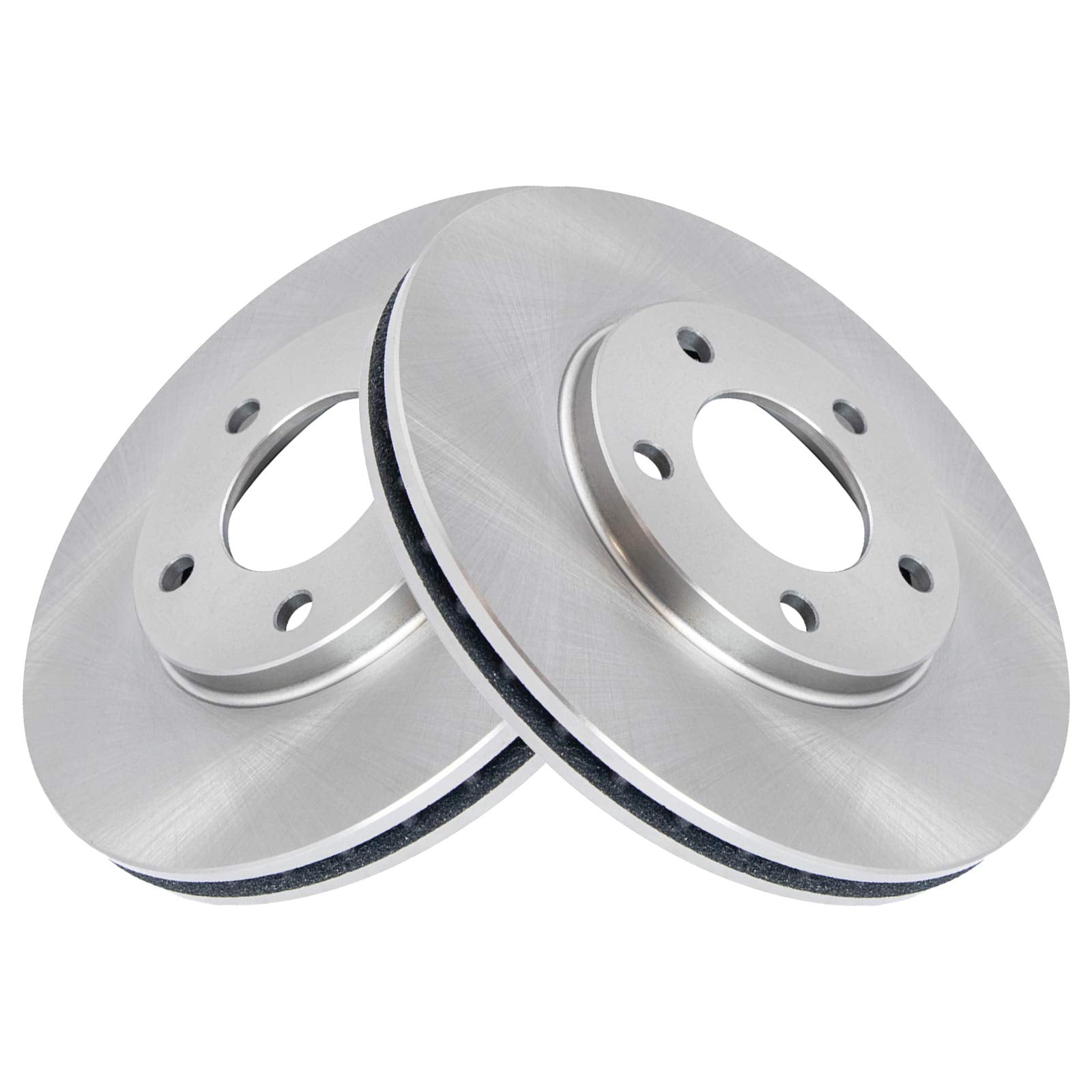 Trq Front Brake Pad & Rotor Kit Brake Pads Brake Rotor Semi-Metallic Compatible With 1996-2000 Chrysler Town & Country Dodge Car