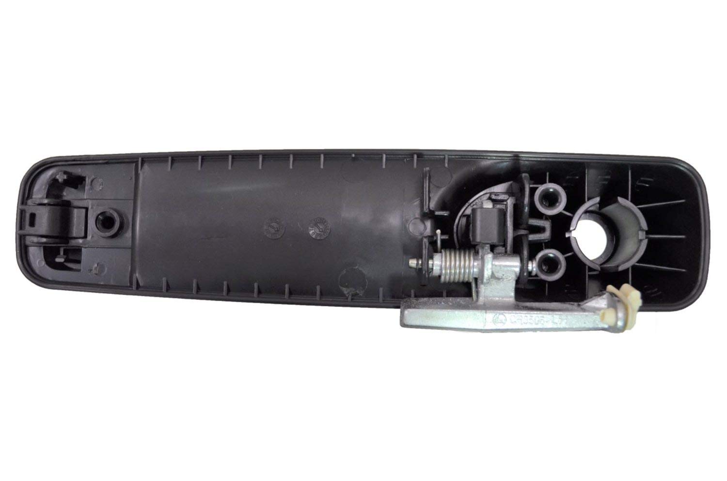 Pt Auto Warehouse Ch-3505P-Fl - Exterior Outer Outside Door Handle, Primed Black - Front Left Driver Side