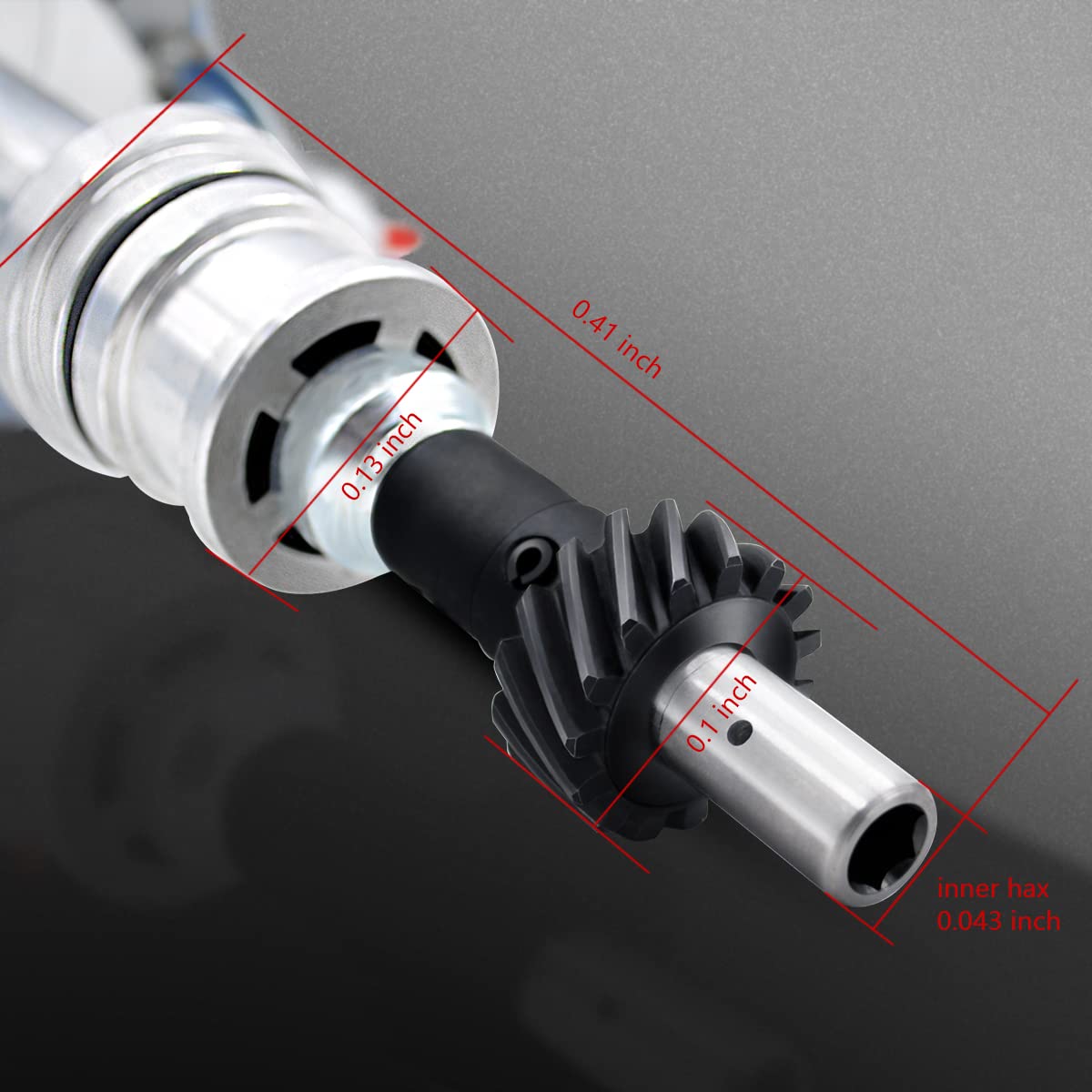 MAS Complete HEI Distributor 65K Coil 7500 RPM Compatible with Small Block Ford SBF 5.8 L 351W Windsor 8 Cylinder One Wire Insta