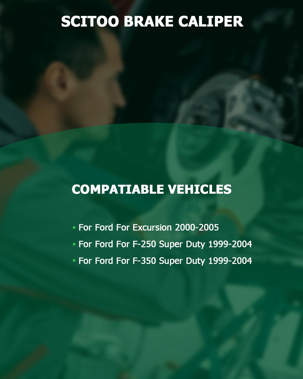 Scitoo Front Right Brake Caliper With Bracket 18-B4790 Compatible For Ford For Excursion 2000-2005 For Ford For F-250 Super Duty