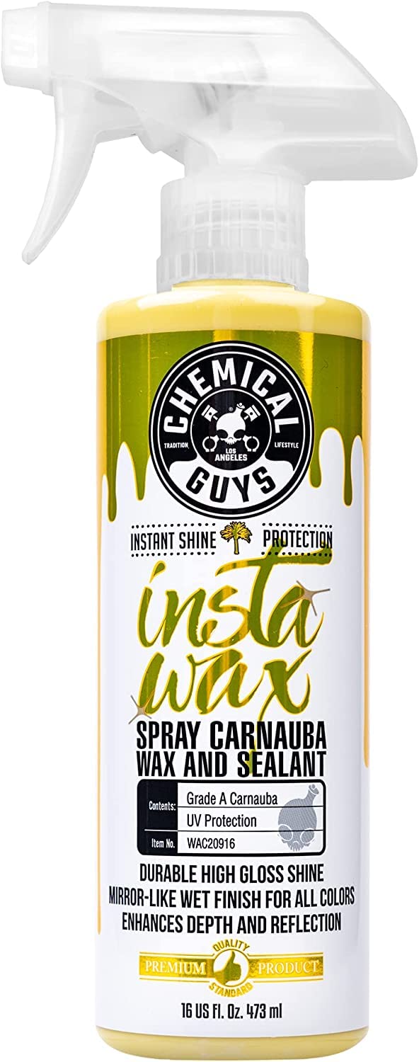 Chemical Guys Wac20964 Instawax Liquid Carnauba Shine And Protection Spray, Safe For Cars, Trucks, Suvs, Motorcycles, Rvs & More