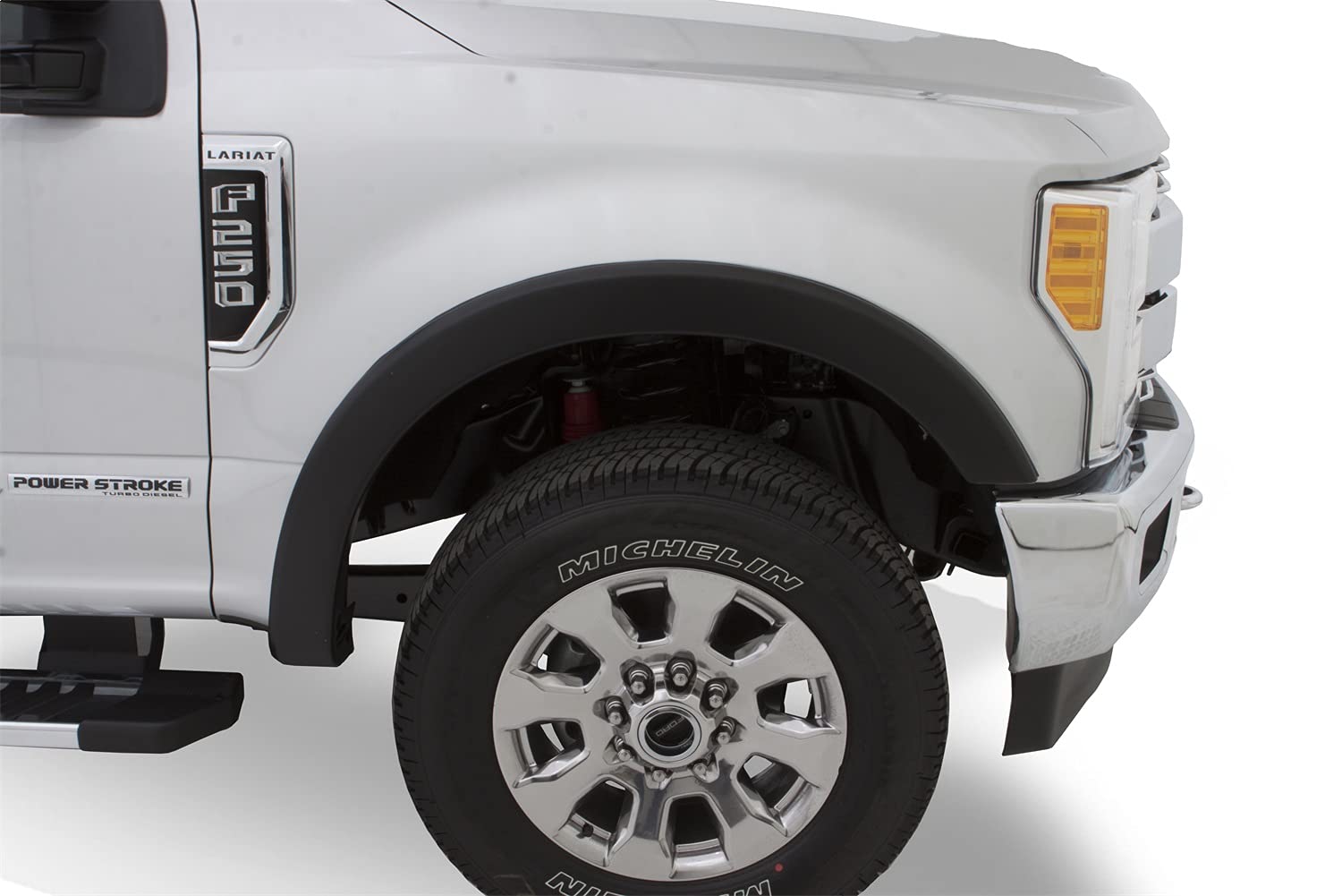 Bushwacker Oe Style Factory Front & Rear Fender Flares | 4-Piece Set, Black, Smooth Finish | 20909-02 | Fits 1999-2007 Ford F-25