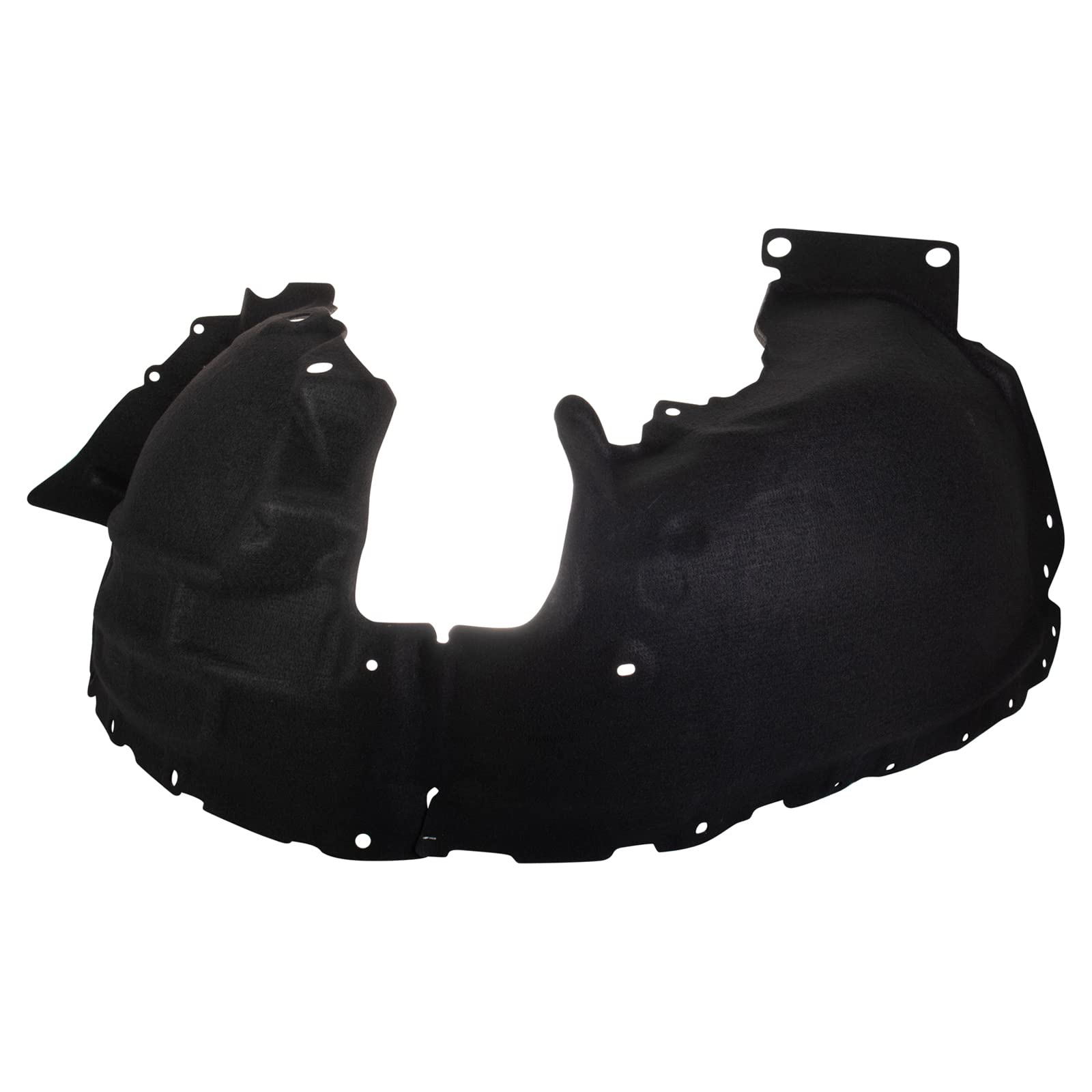 TRQ Front Right Inner Fender Liner Black Passenger Side Compatible with 2020-2022 Ford Escape FO1249205