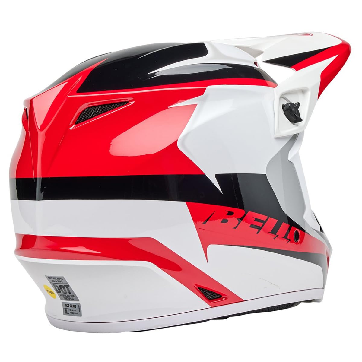 Bell Mx-9 Mips Dirt Helmet (Gloss Rift Red/White - 2X-Large)