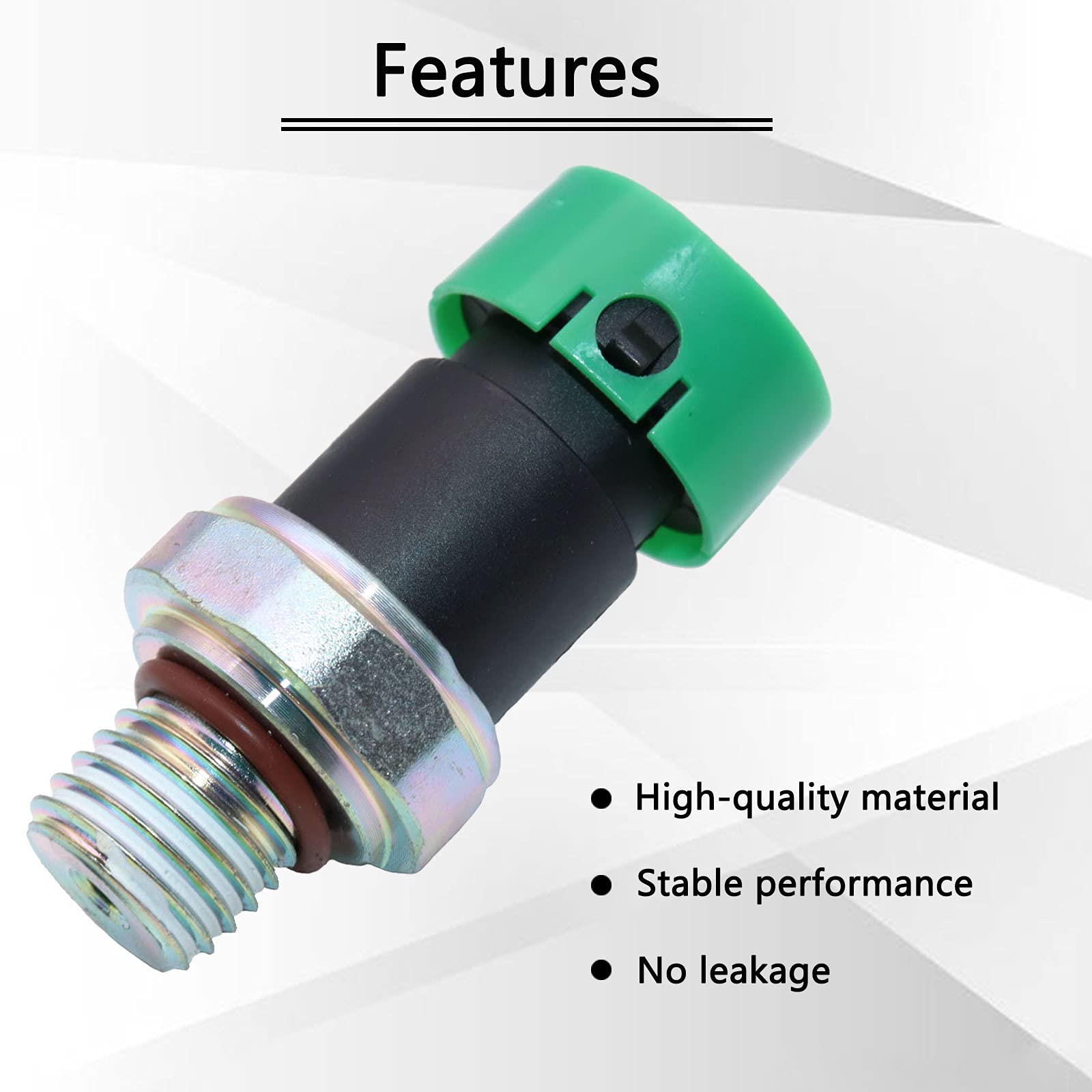KEJSTED Oil Pressure Sensor Switch D1843A Compatible with Chevy GMC Buick Cadillac Silver Unit 12635957 12570964