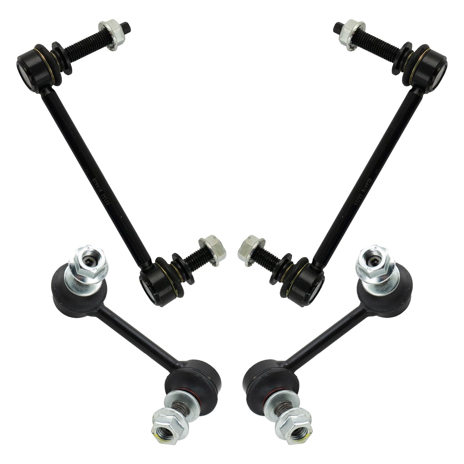Trq Front & Rear Sway Bar Stabilizer Link Set Compatible With 2008-2015 Cadillac Cts