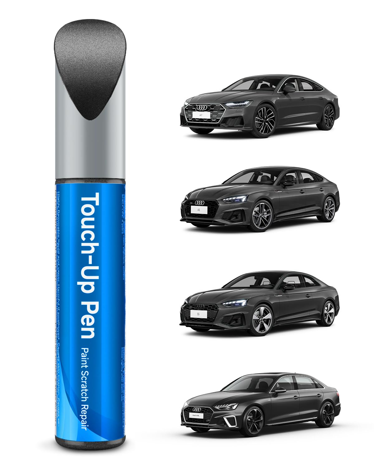 Teslaunch LZ7S/6Y Daytona Gray Pearl Touch Up Paint Compatible With Audi Exact Match Car Paint Pen Scratch Repair