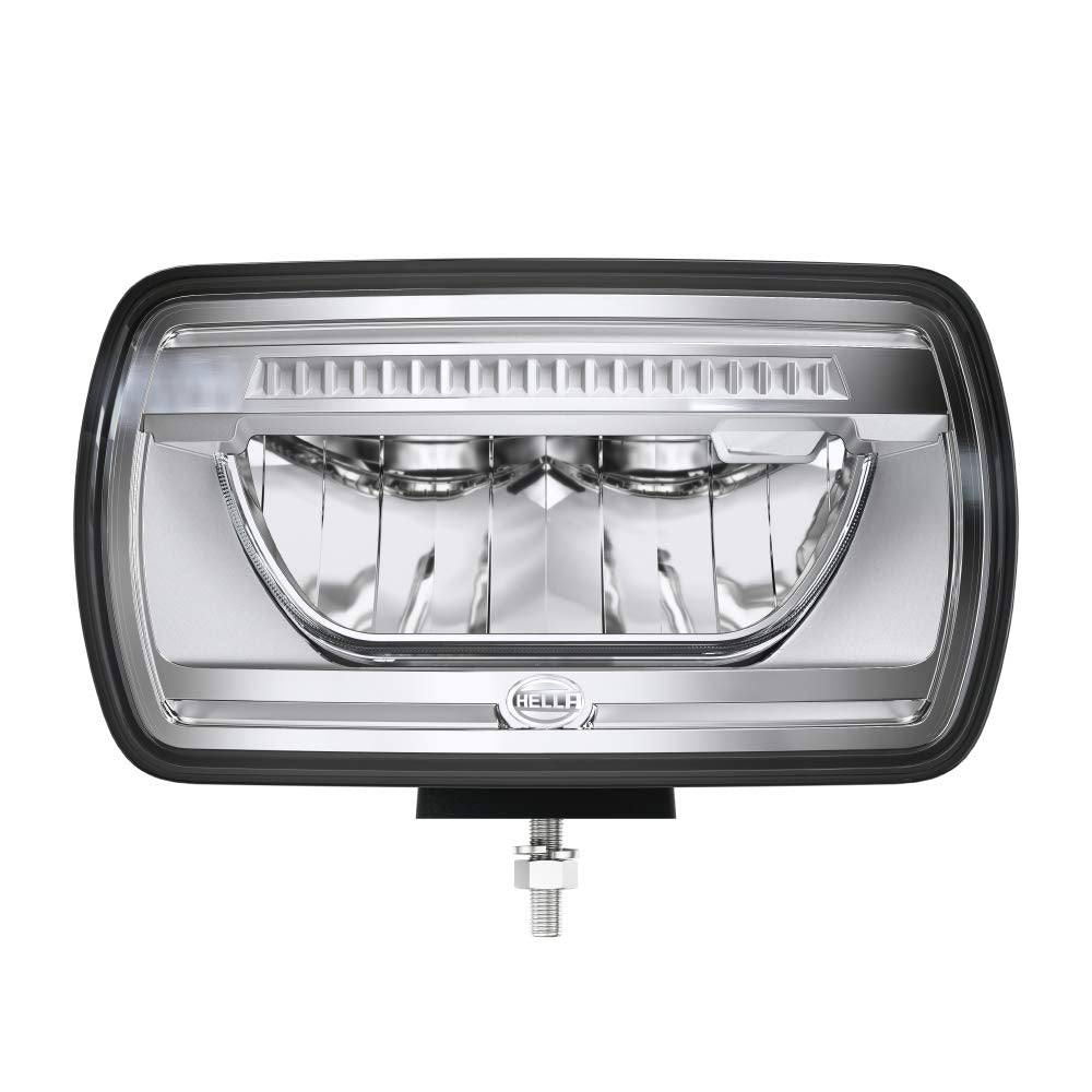Hella 1Fe 016 773-001 Led-Spotlight - Jumbo Led - 12/24V - Rectangular - Reference Number: 25 - Mounting - Clear Diffusing Lens