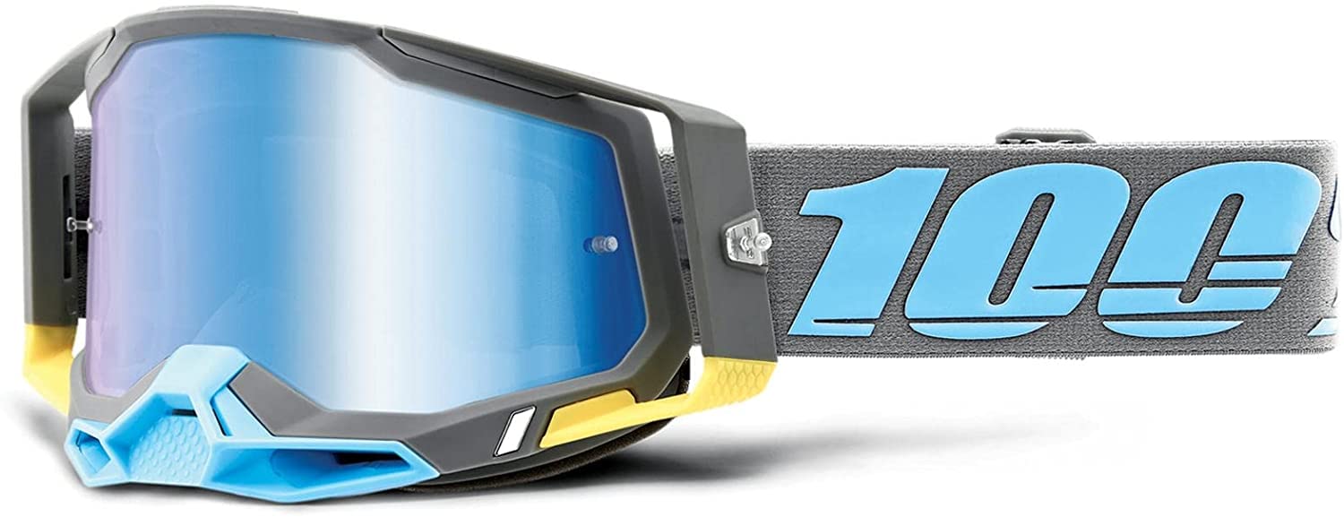 100% Racecraft 2 Adult Off-Road Motorcycle Goggles - Trinidad/Blue Mirror/One Size