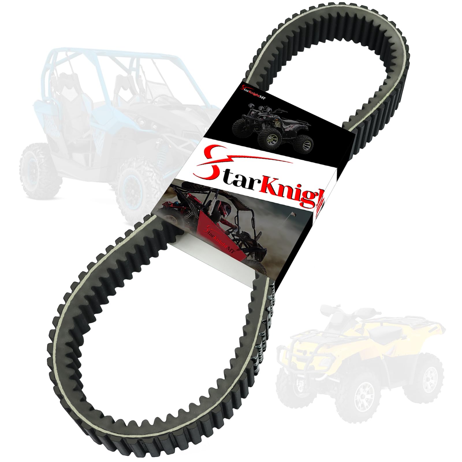 StarknightMT Drive Belt - ATV UTV Carbon Belt Compatible with Can-Am Outlander Commander Maverick Renegade, Replacement for 4222
