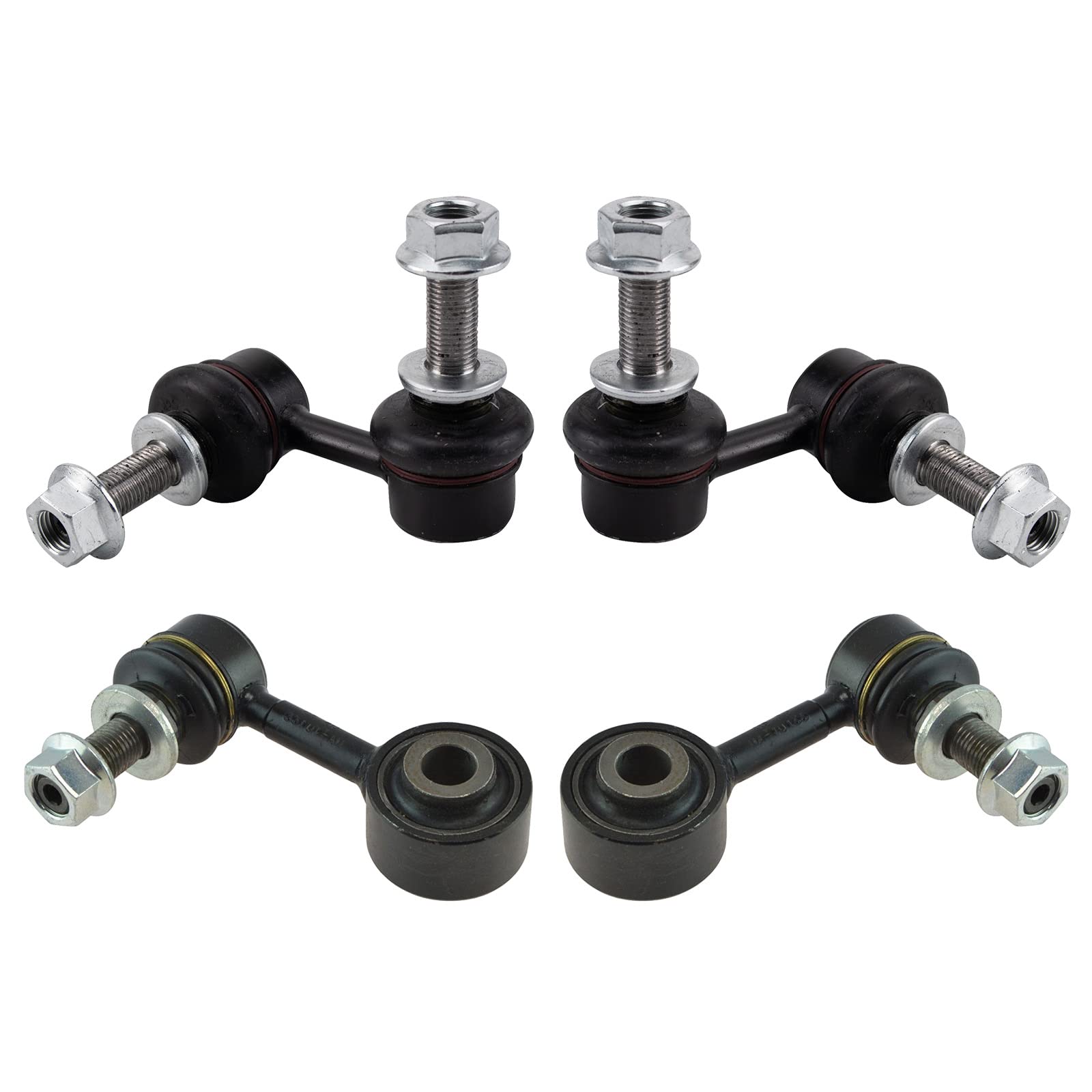 Trq Front & Rear Sway Bar Stabilizer Link Set Compatible With 2008-2019 Toyota Sequoia