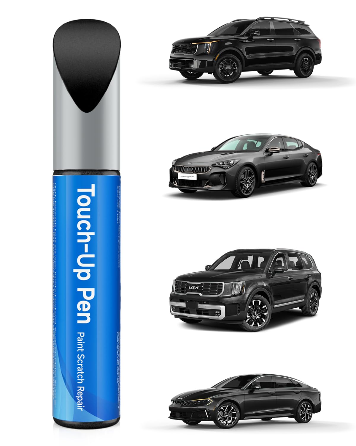 RSACET EB Ebony Black Touch Up Paint Compatible with Kia Exact Match Touch Up Paint Car Scratch Repair