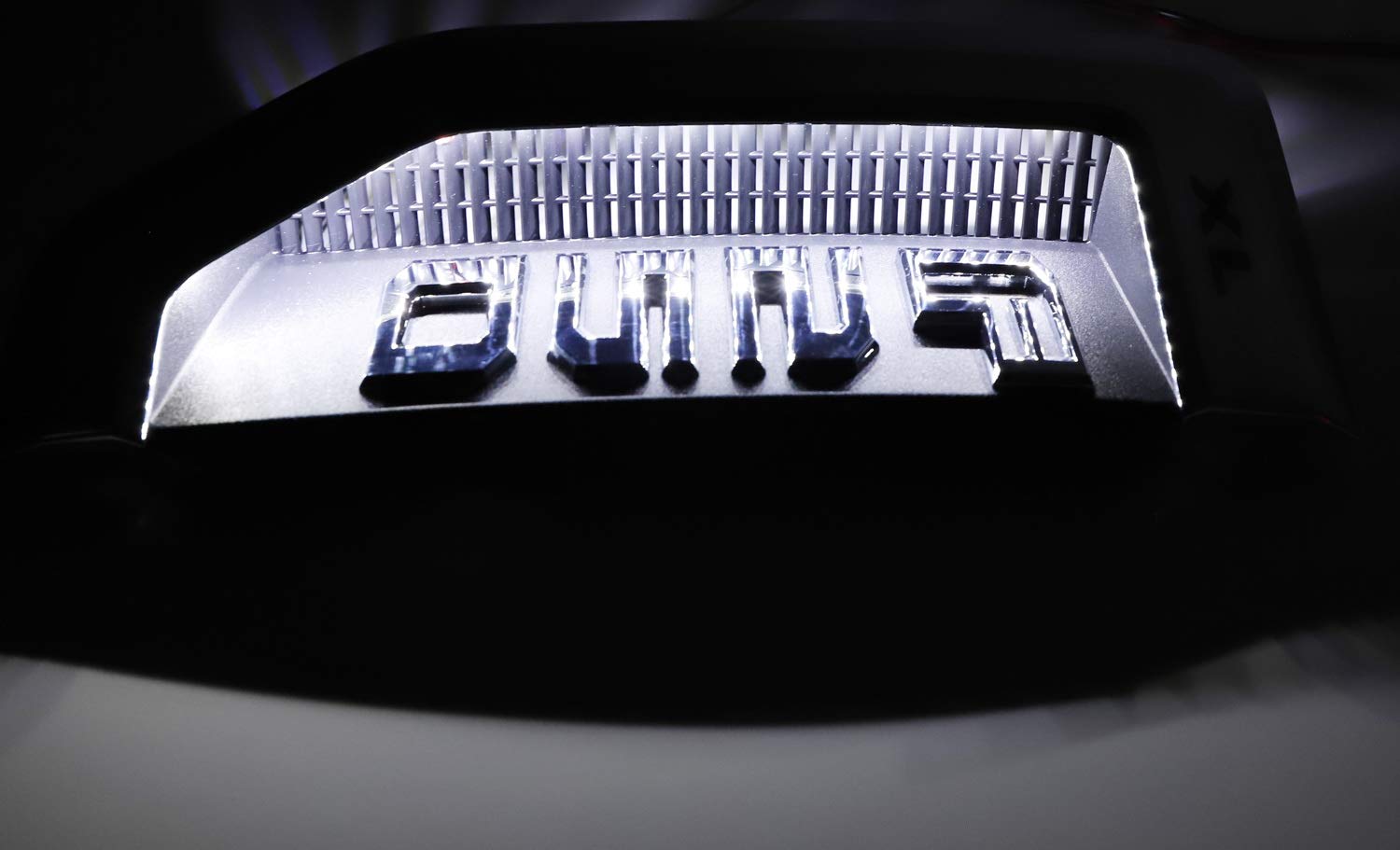 Ijdmtoy Xenon White Led Background Illumination Kit Compatible With 2017-2021 Ford F250 F350 F450 Super Duty Side Fender Chrome