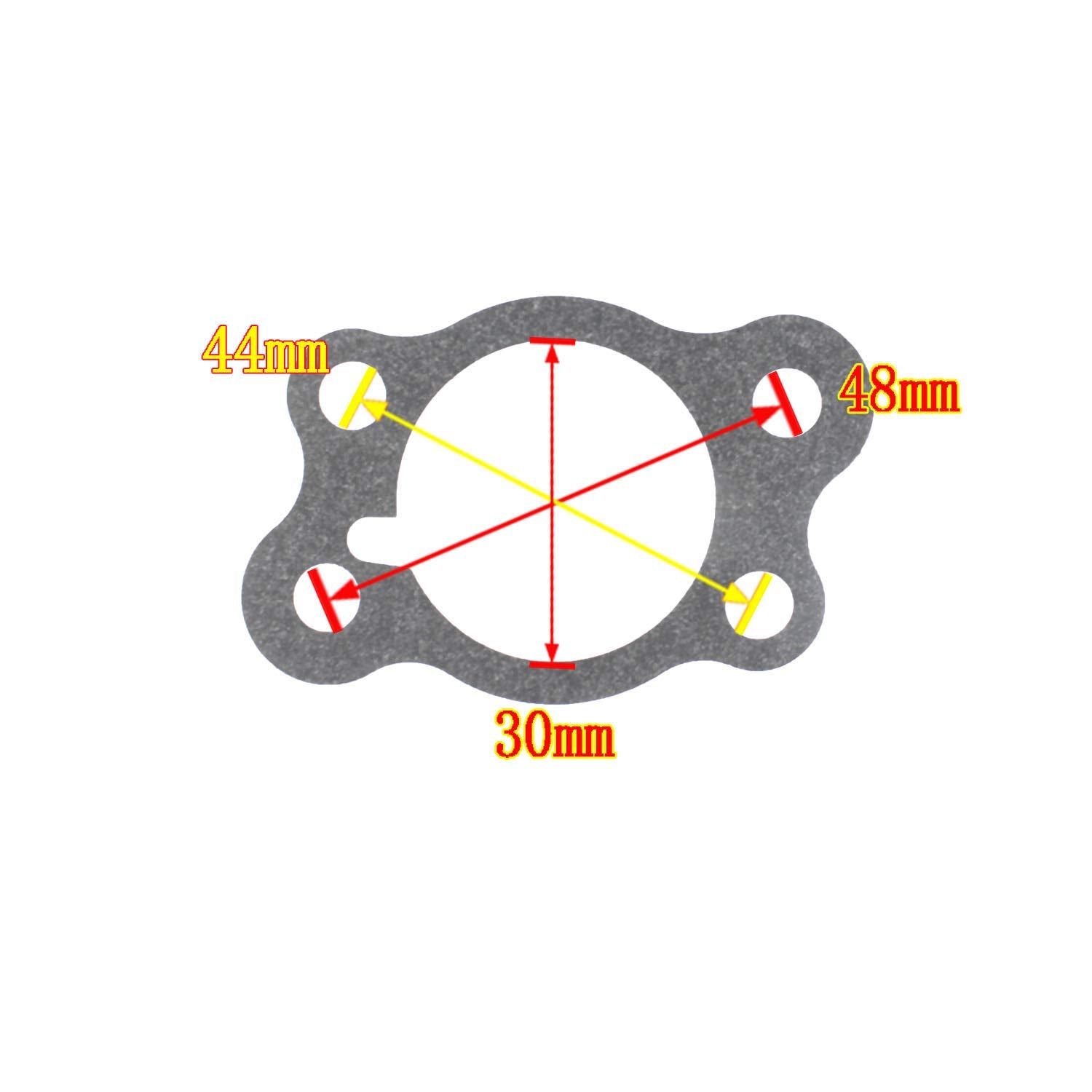 Qazaky 6 Pcs Carburetor Gasket Compatible With Ezgo Gas Golf Cart 295Cc 350Cc 4-Cycle Robin Engine Marathon Medalist Txt Freedom