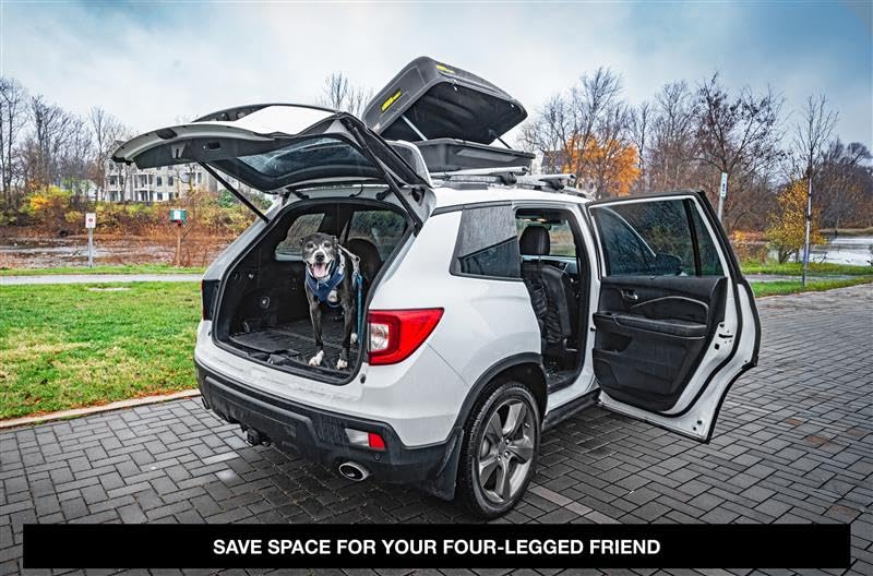 Jegs Rooftop Cargo Carrier For Car Storage - Small Roof Rack Cargo Carrier - Heavy Duty Weatherproof Storage - Made In Usa - 10