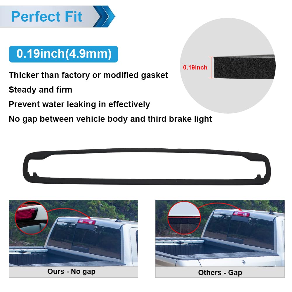 Mbuydiy 3Rd Third Brake Light Gasket Seal Compatible With 1999-2006 Chevy Silverado 1500 2500 3500 Gmc Sierra 1500Hd 2500Hd 3500