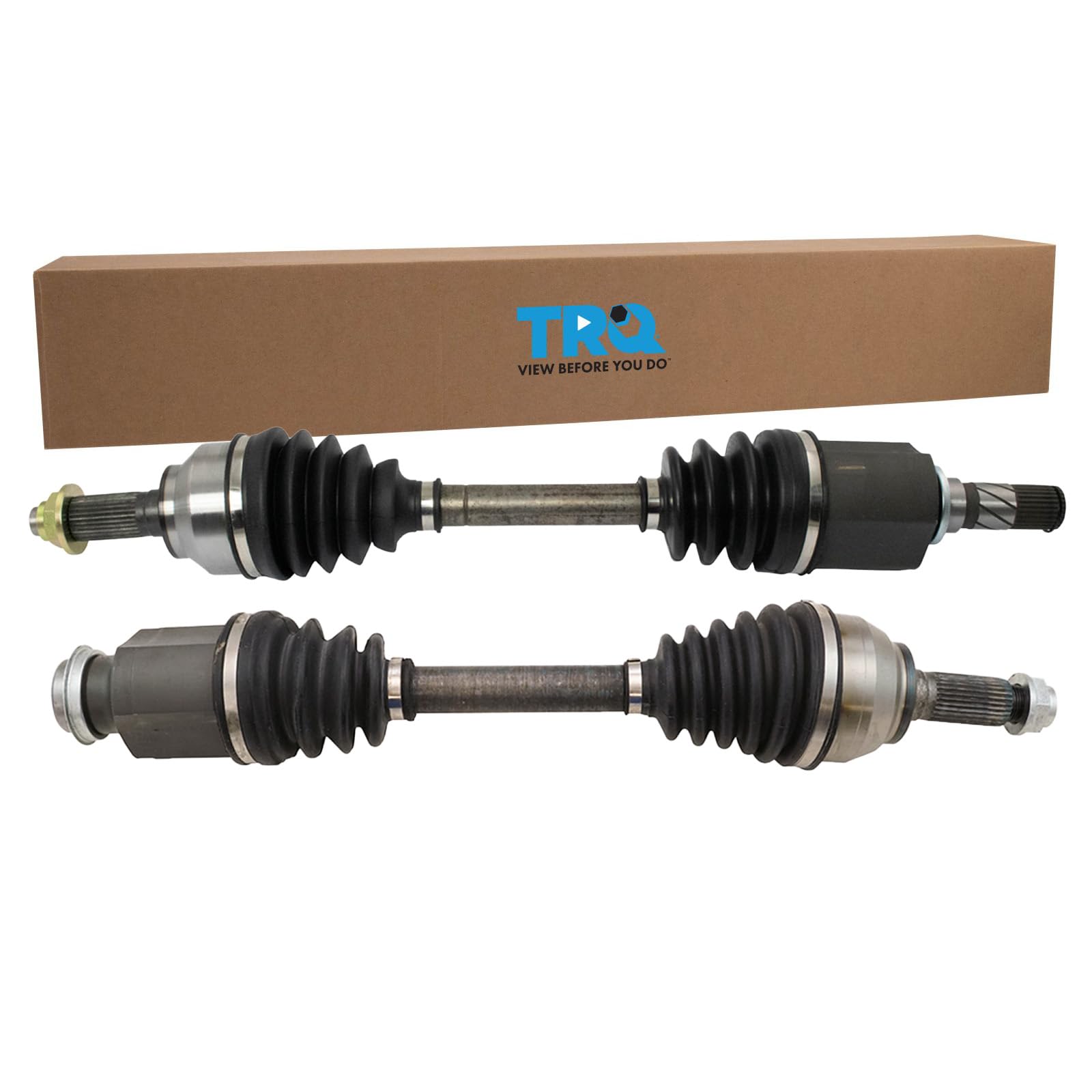 Trq Front Cv Axle Shaft Assembly Set Compatible With 2005-2006 Mazda 3 2006-2008 5