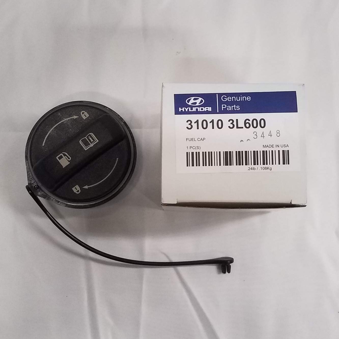Genuine Hyundai 31010-3L600 Fuel Filler Cap Assembly