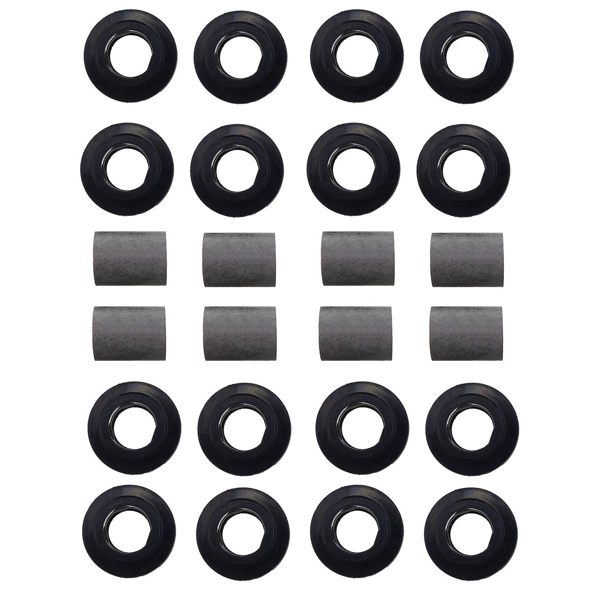 For Arctic Cat Shock Bushing Kit, Upper Lower Front Rear Shock Bushing For Arctic Cat 250 300 375 400 454 500 650, 21-0001