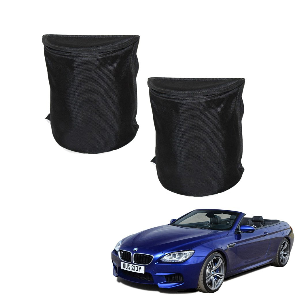 Kozdiko Semi Cylindrical Car Dustbin Set of 2 Pcs for BMW 6 Series