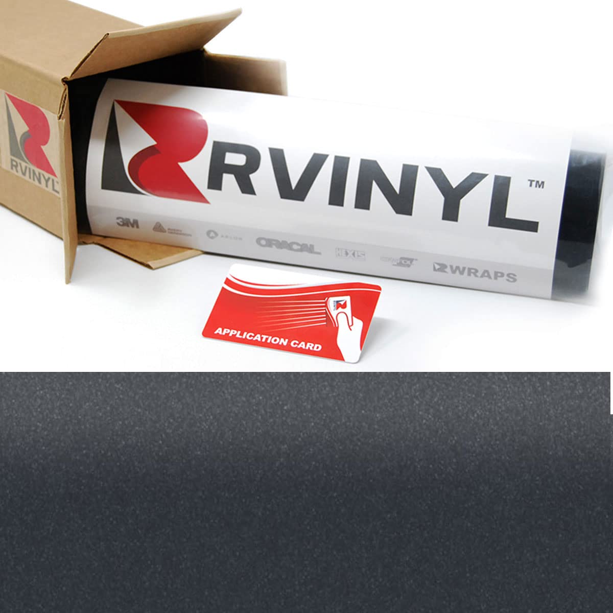 3M 2080 S271 Satin Thunder Cloud 5Ft X 30Ft W/Application Card Vinyl Vehicle Car Wrap Film Sheet Roll